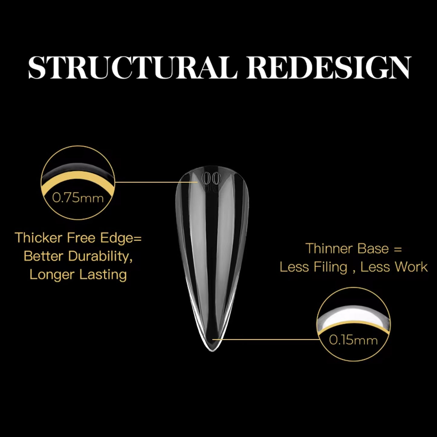 Natural Long Stiletto